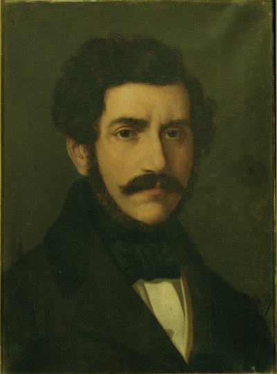 Portret van Gaetano Donizetti (1797-1848) door Italian School